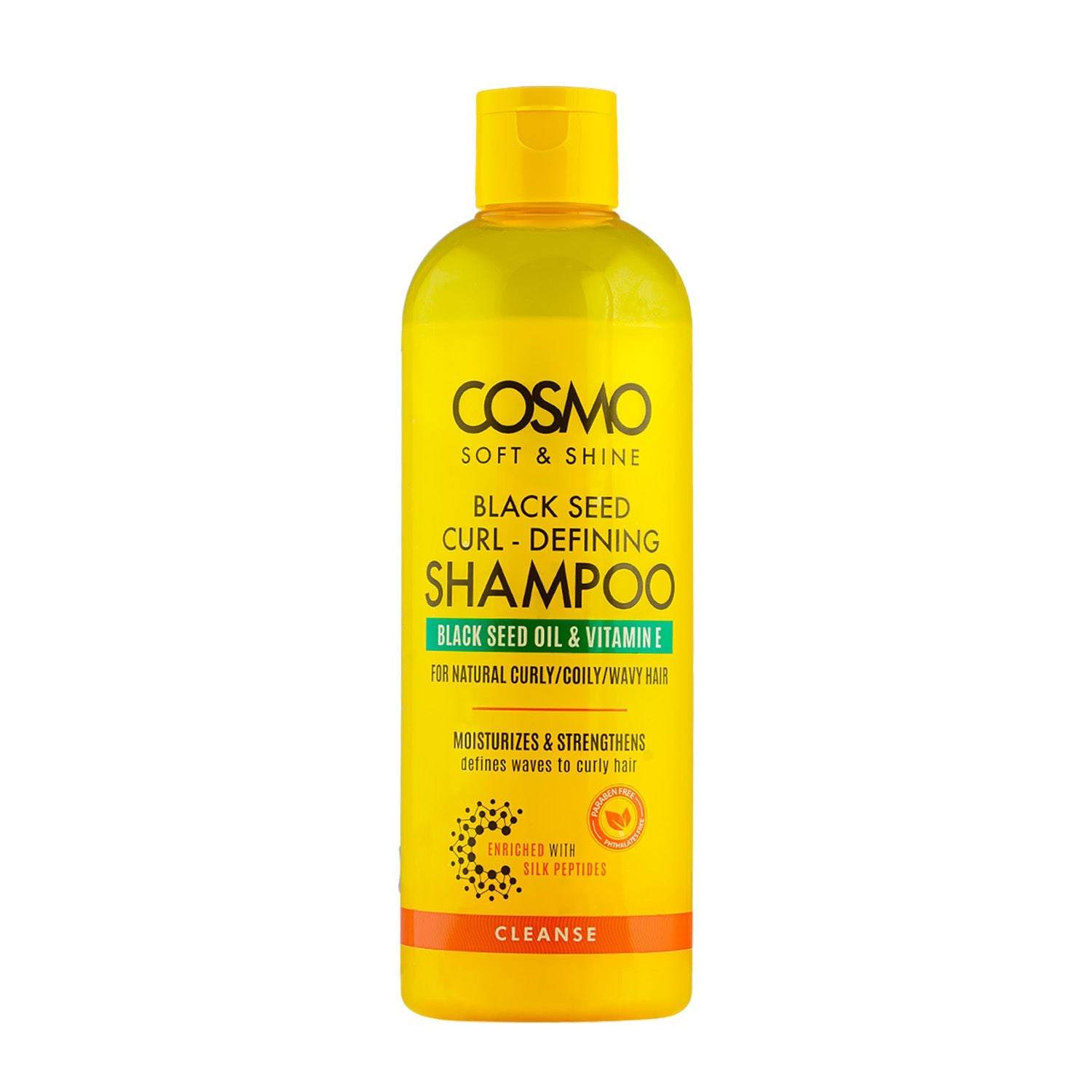 Cosmo Soft & Shine Black Seed Curl - Defining Shampoo Cleanse “ 480Ml